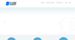 Desktop Screenshot of blucubespeakers.co.uk